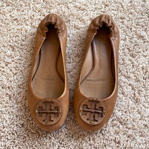 Tory Burch Minnie leather flats womens 7